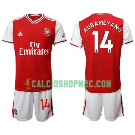 Arsenal Pierre-Emerick Aubameyang 14 Bambino Maglia Prima 2019/2020 Manica Corta (+ Pantaloncini) 